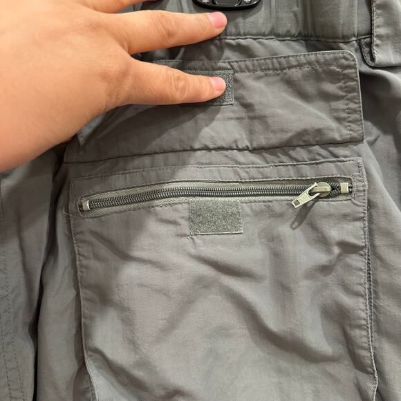 Cabela's Green Cargo Convertible Utility Hiking Fishing Outdoor Mens Pants Large - Picture 6 of 10